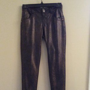 Jolt faux snake skin stretch pants